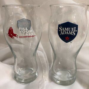 2018 REDSOX WORLD SERIES / SAM ADAMS  PROMO GLASSES